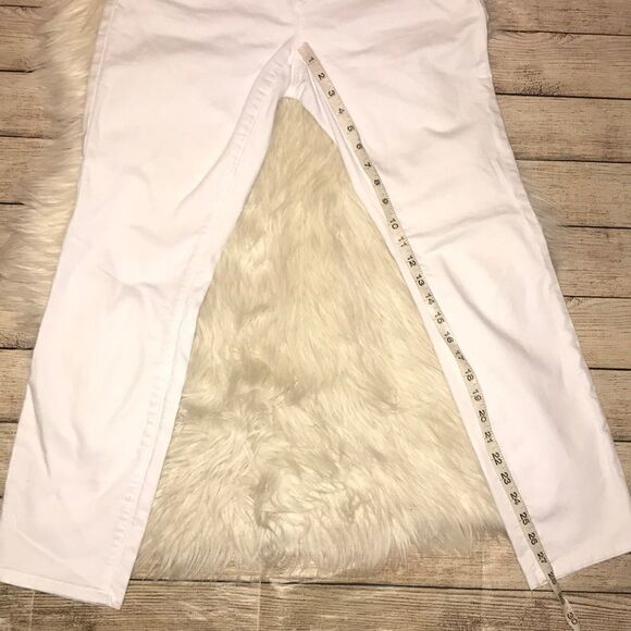 Eileen Fisher White Denim Jeans - Picture 7 of 8